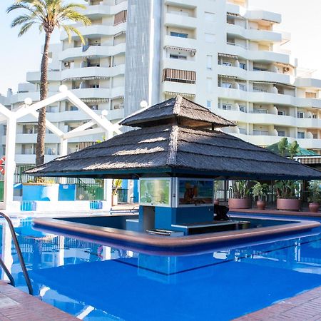Benal Beach Suite Ii, Estudio Con Parque Acuatico Y Vistas Al Mar. 贝纳尔马德纳 外观 照片