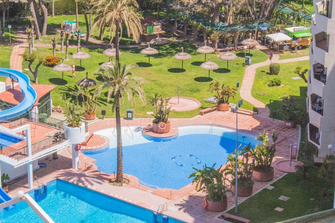 Benal Beach Suite Ii, Estudio Con Parque Acuatico Y Vistas Al Mar. 贝纳尔马德纳 外观 照片