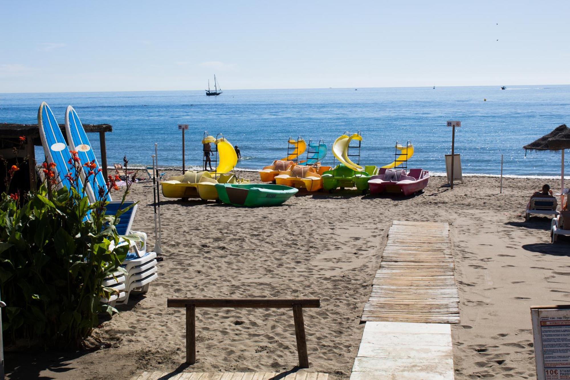 Benal Beach Suite Ii, Estudio Con Parque Acuatico Y Vistas Al Mar. 贝纳尔马德纳 外观 照片